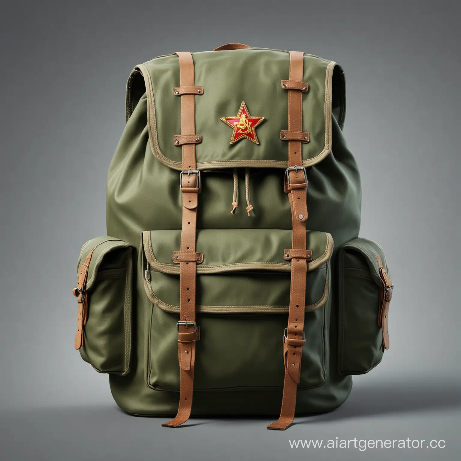 Vintage-Military-Backpack-Icon-from-the-USSR-Era