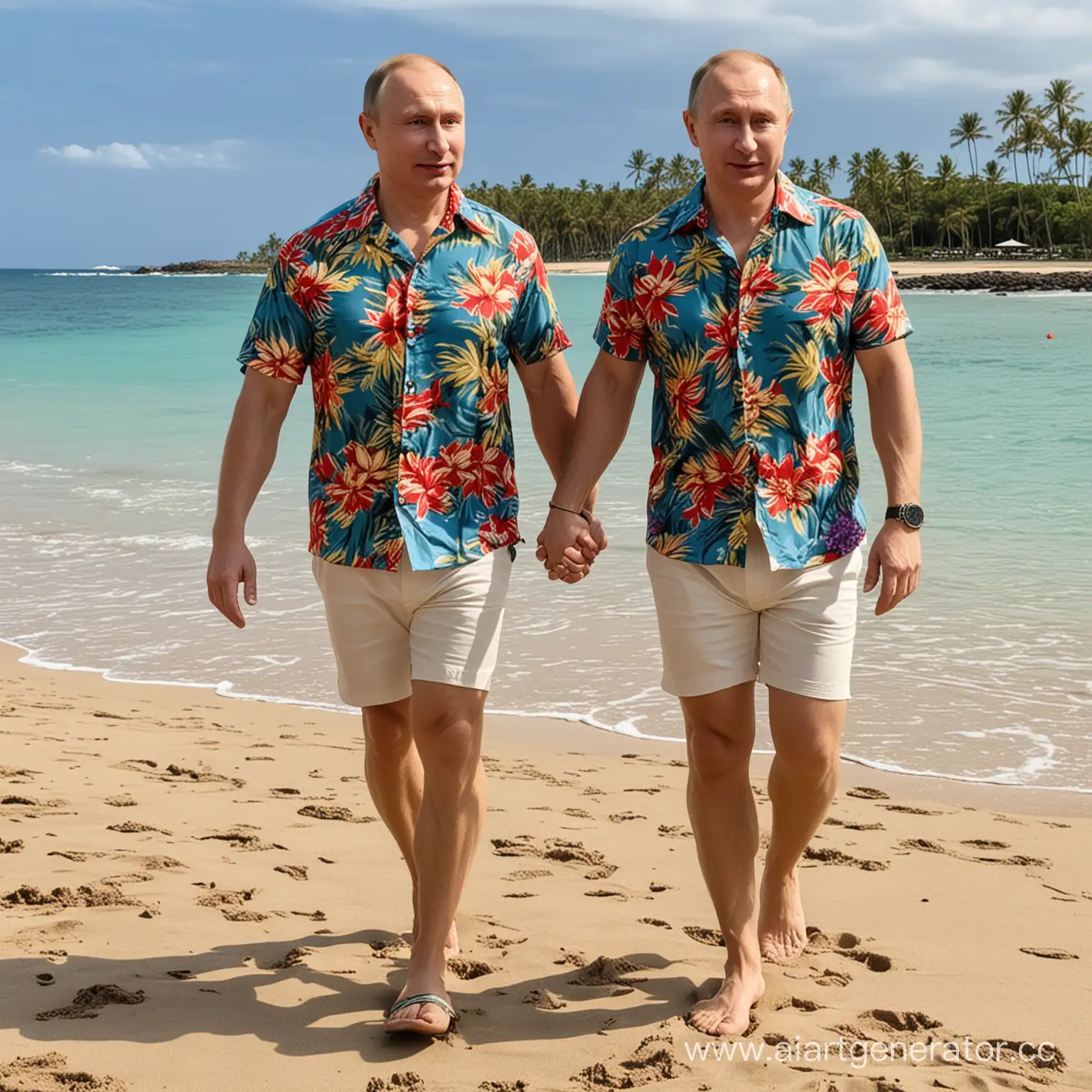 Putin-and-Zelensky-Walk-Hand-in-Hand-on-Hawaiian-Beach