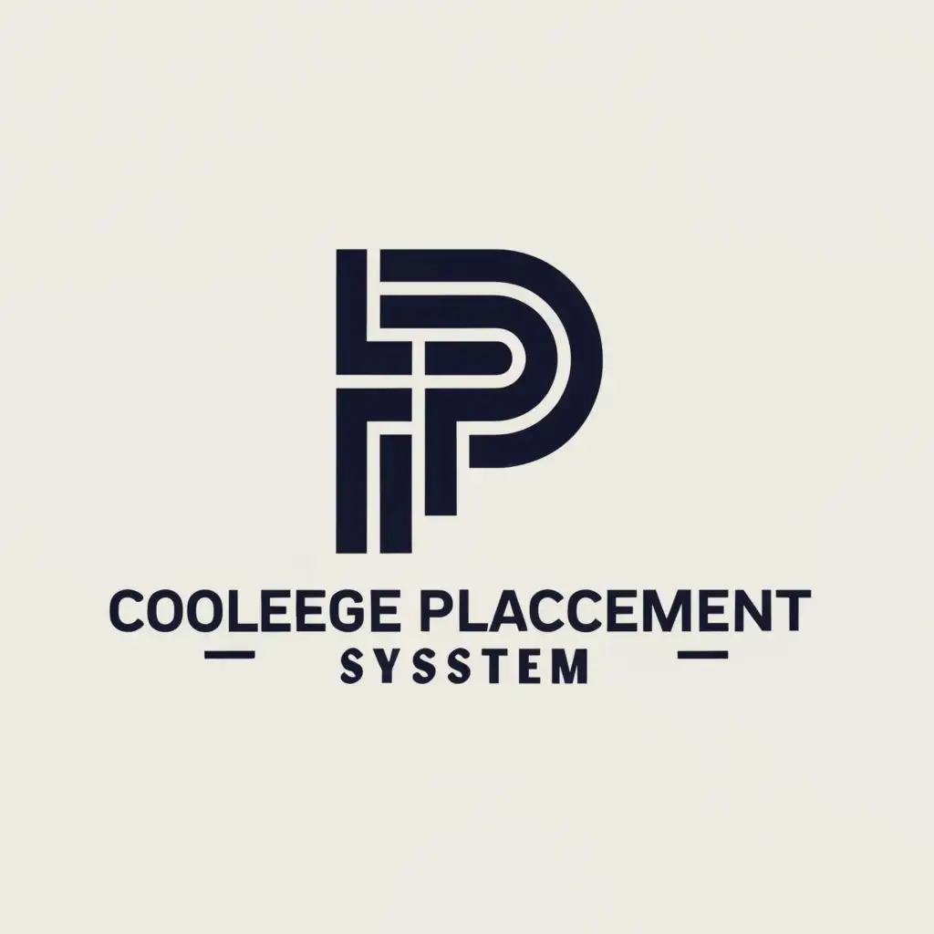 a logo design,with the text "College Placement System", main symbol:palcemnet,Moderate,clear background