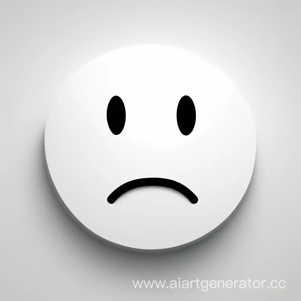 Disappointed-Smile-Expression-on-Clean-White-Background