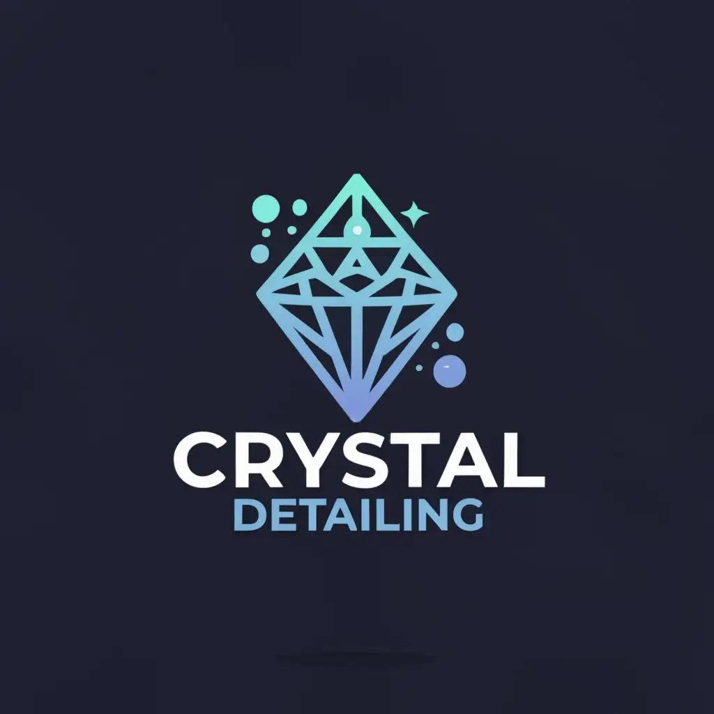 LOGO-Design-for-Crystal-Detaaailing-Sleek-Diamond-Symbol-with-Minimalistic-Style-for-Automotive-Industry