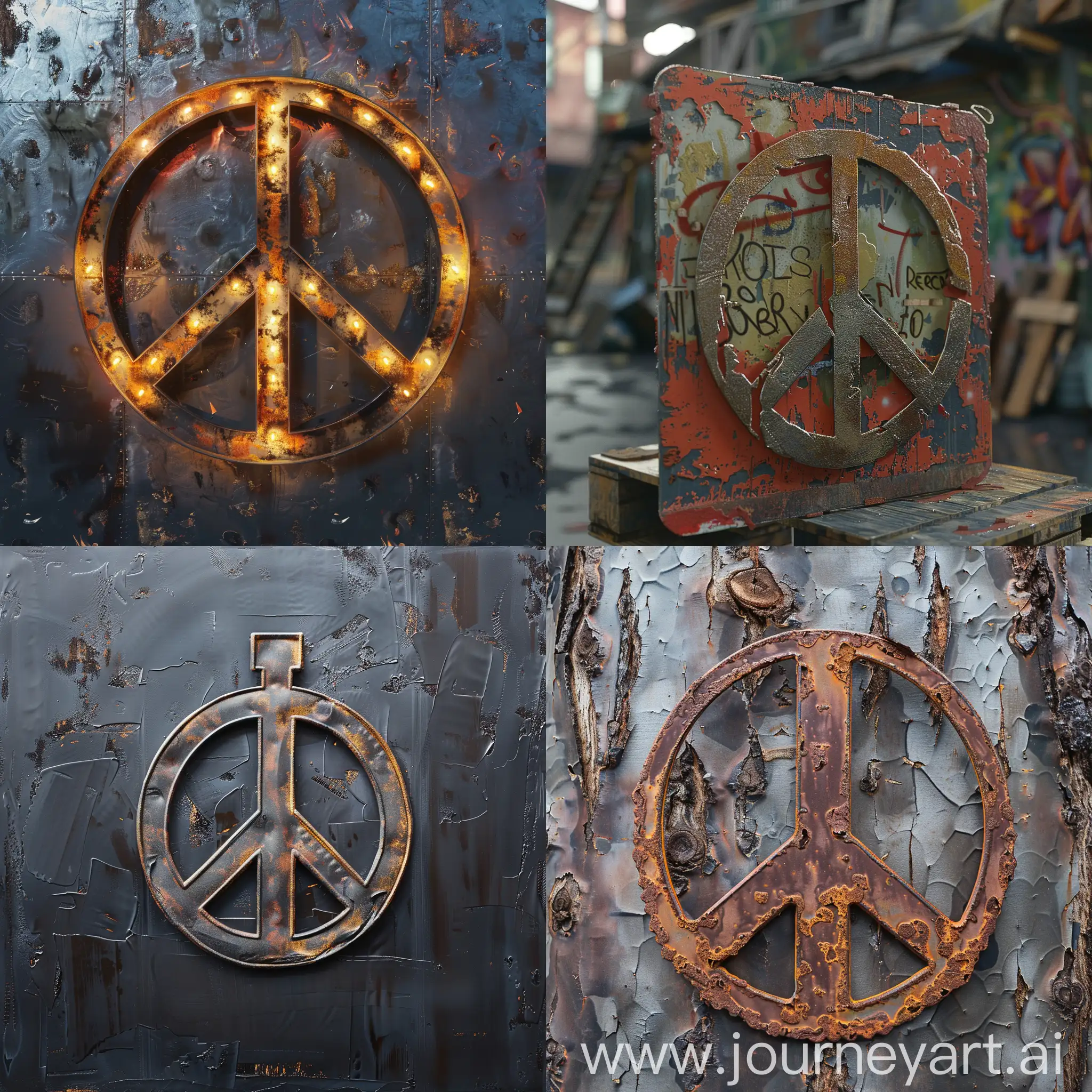 low details, high resolution, sign peace,