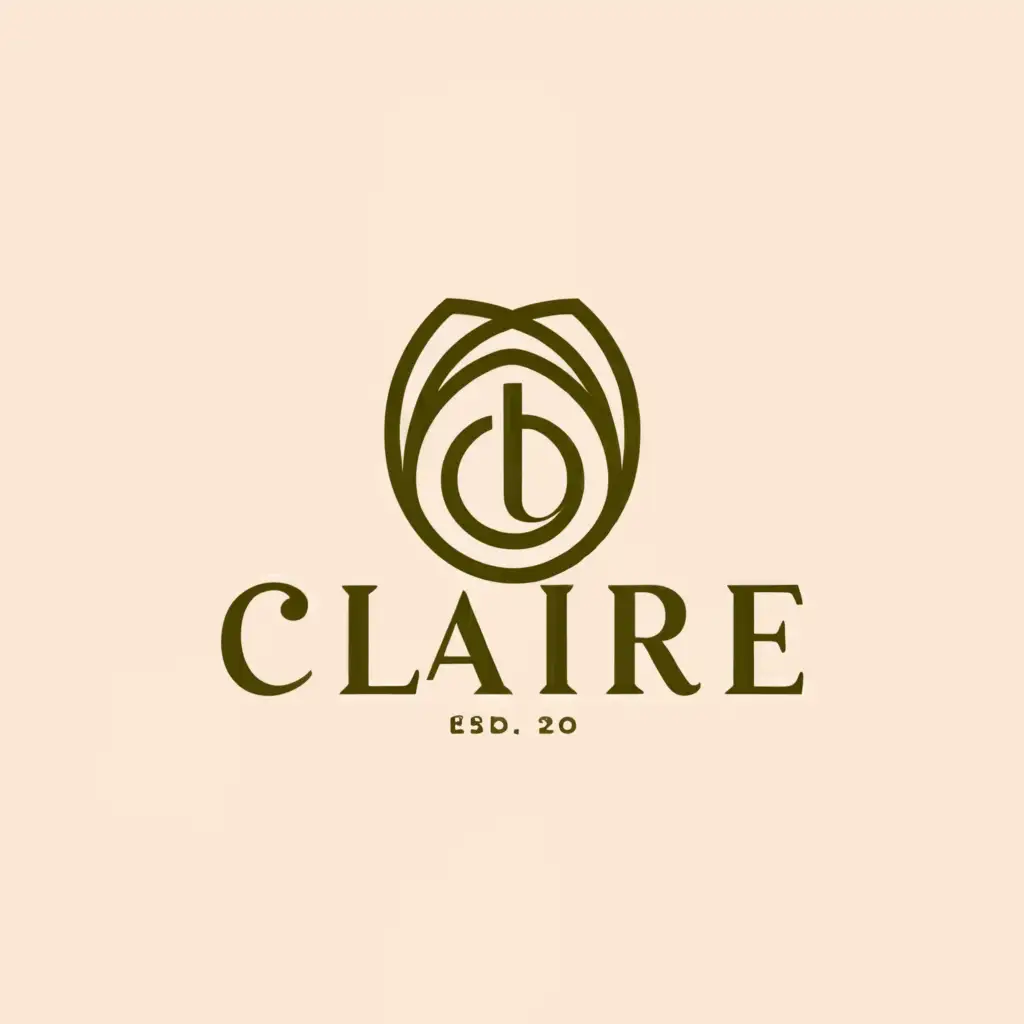 a logo design,with the text "CLAIRE", main symbol:crest,Moderate,be used in Retail industry,clear background
