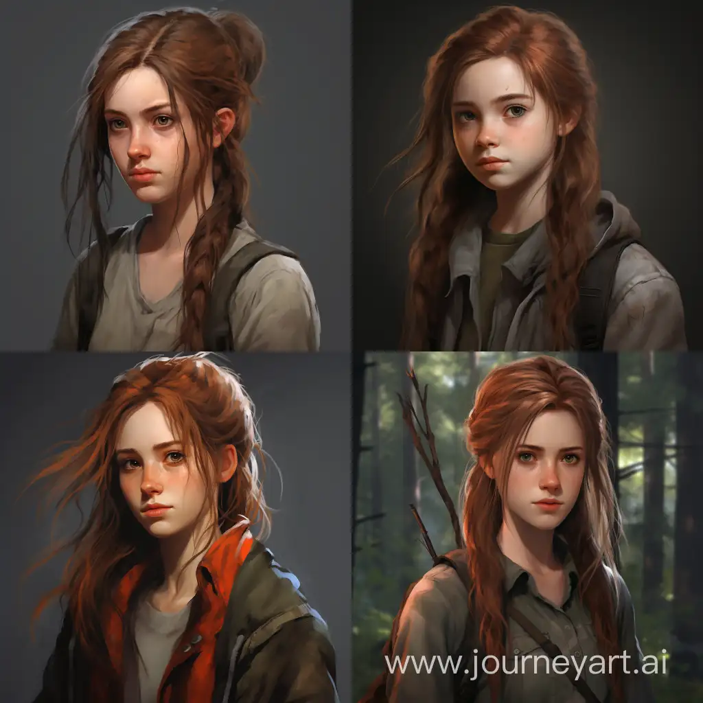 Ellie Williams The last of us 2 with long hair