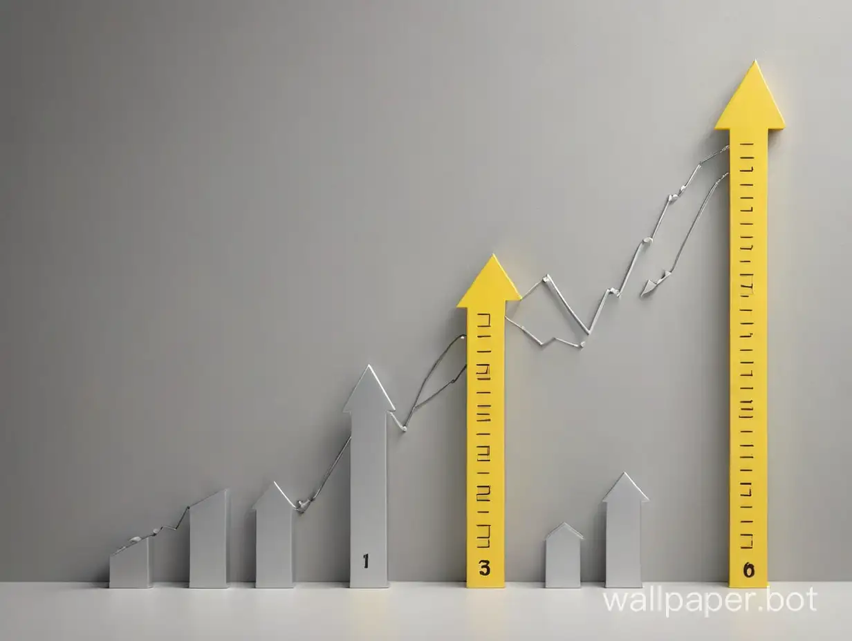 startups, growth chart, yellow, silver