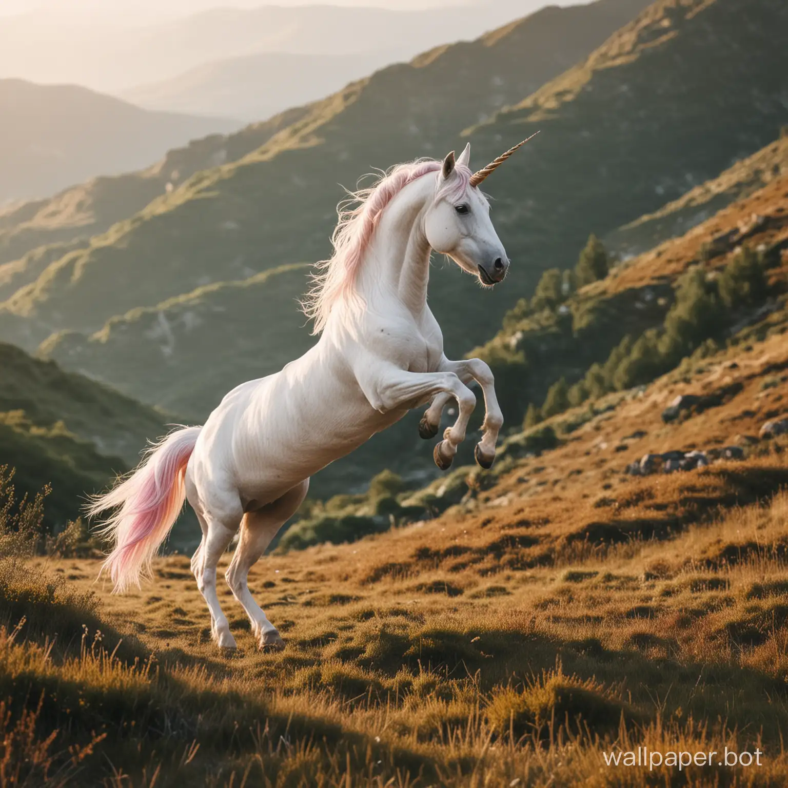 Unicorn Dancing in the hills