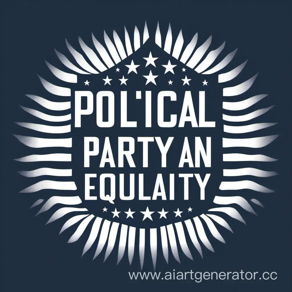 логотип или эмблема политической партии - партия равенства и свободы