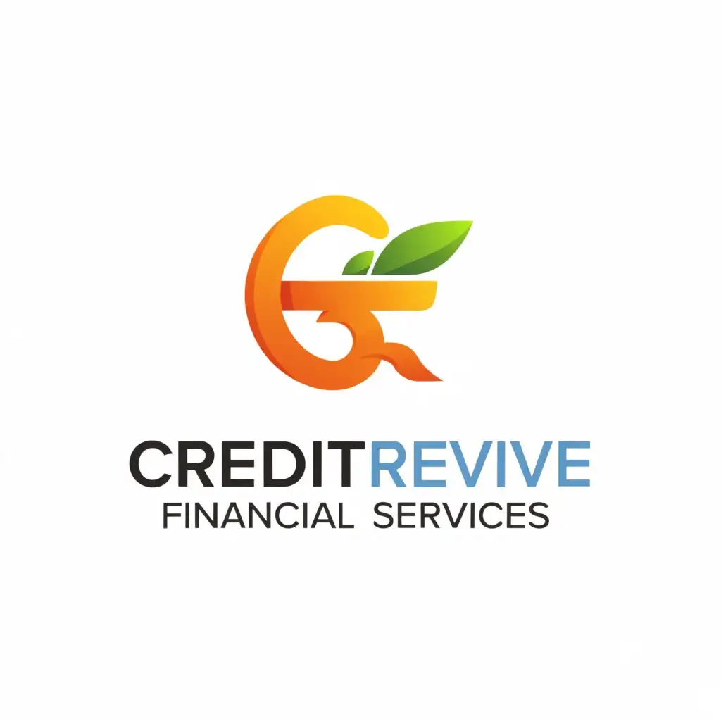 a logo design,with the text "CreditRevive Financial Services", main symbol:Indian Rupee,Moderate,be used in Finance industry,clear background