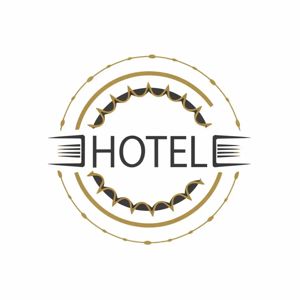 logo, 360, with the text "HOTEL", typography, be used in Restaurant industry