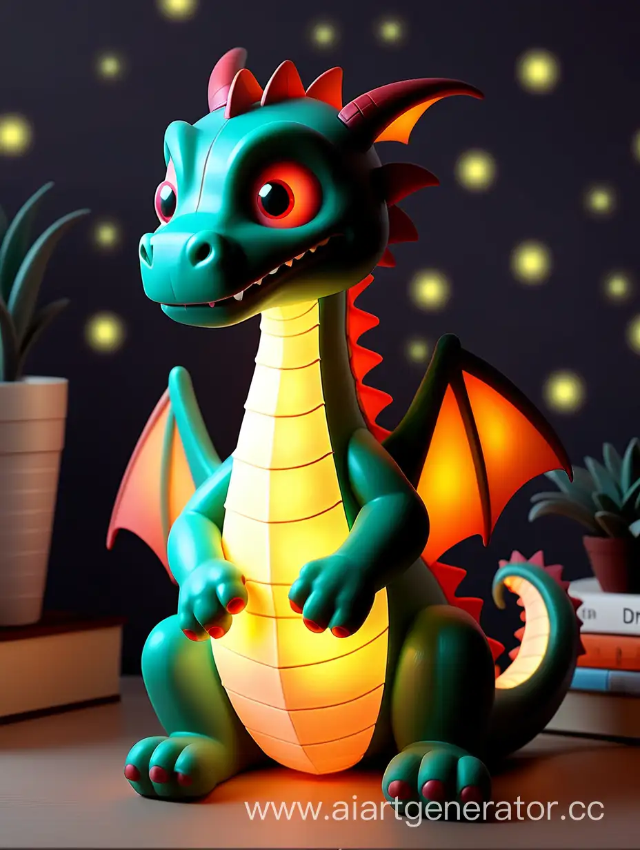 Adorable-Dragonshaped-Childrens-Night-Light