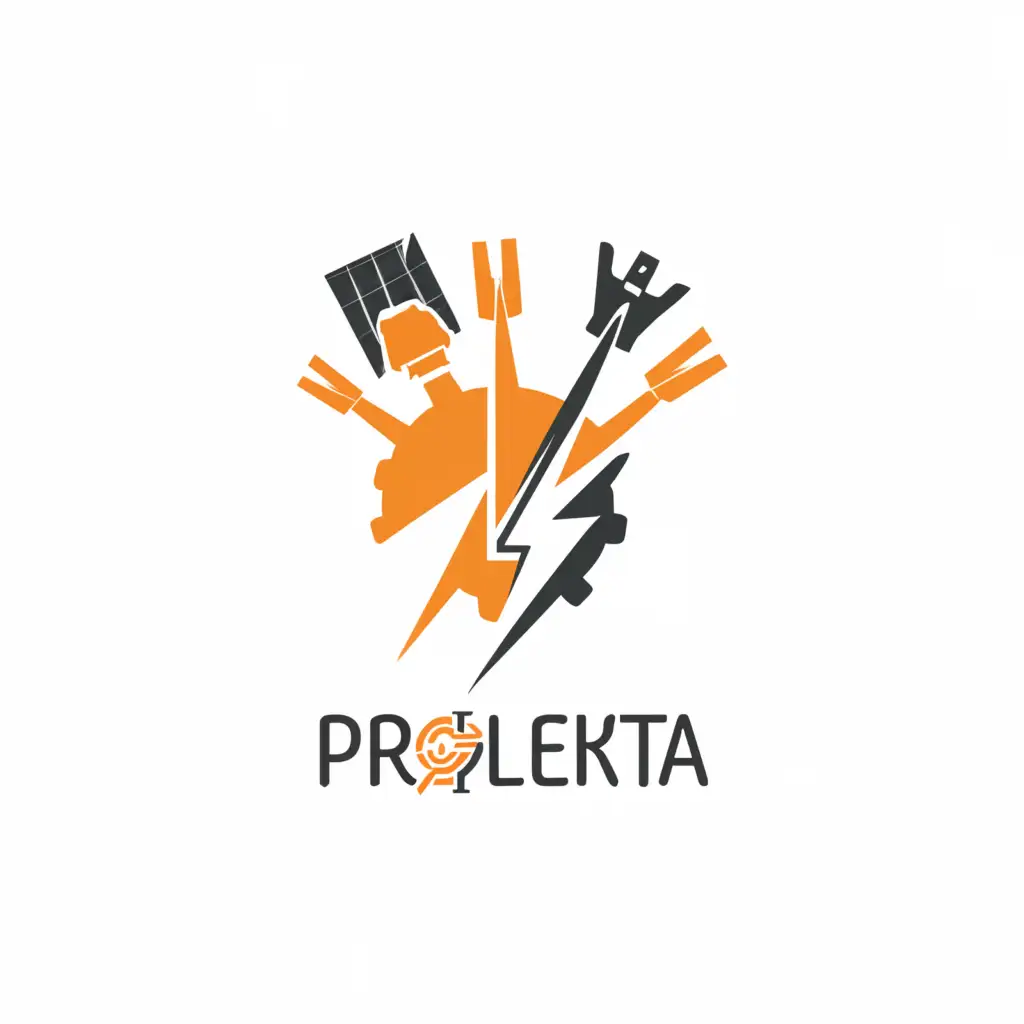a logo design, with the text Prolekta, main symbol: electrician, Moderate, clear background. We are a medium sized, local installer based on Gotland, Sweden. Our company name is Prolekta and was established 2006. We are on the hunt for a new logotype and need help. Our field of work is electrician, mostly aimed at solar panels installations. Also ev-car chargers, backup/energystorages-battery installations and general electrical service jobs. Farmers are our biggest clientele, but also private homes and bigger corporates. We take a lot of pride in our work and put a lot of value in the connection/relations to our customers. Our mentality is sustainability and quality. The logo should communicate that we are a stable, local company that will make good use of our long experience to prioritize what's best for our customers. 