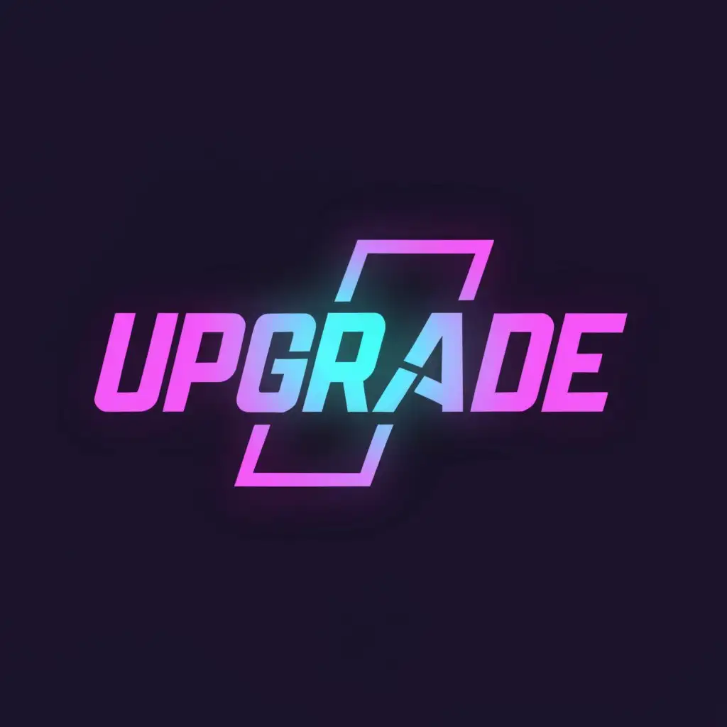 a logo design,with the text "Upgrade", main symbol:Upgrade in-game booster,complex,clear background