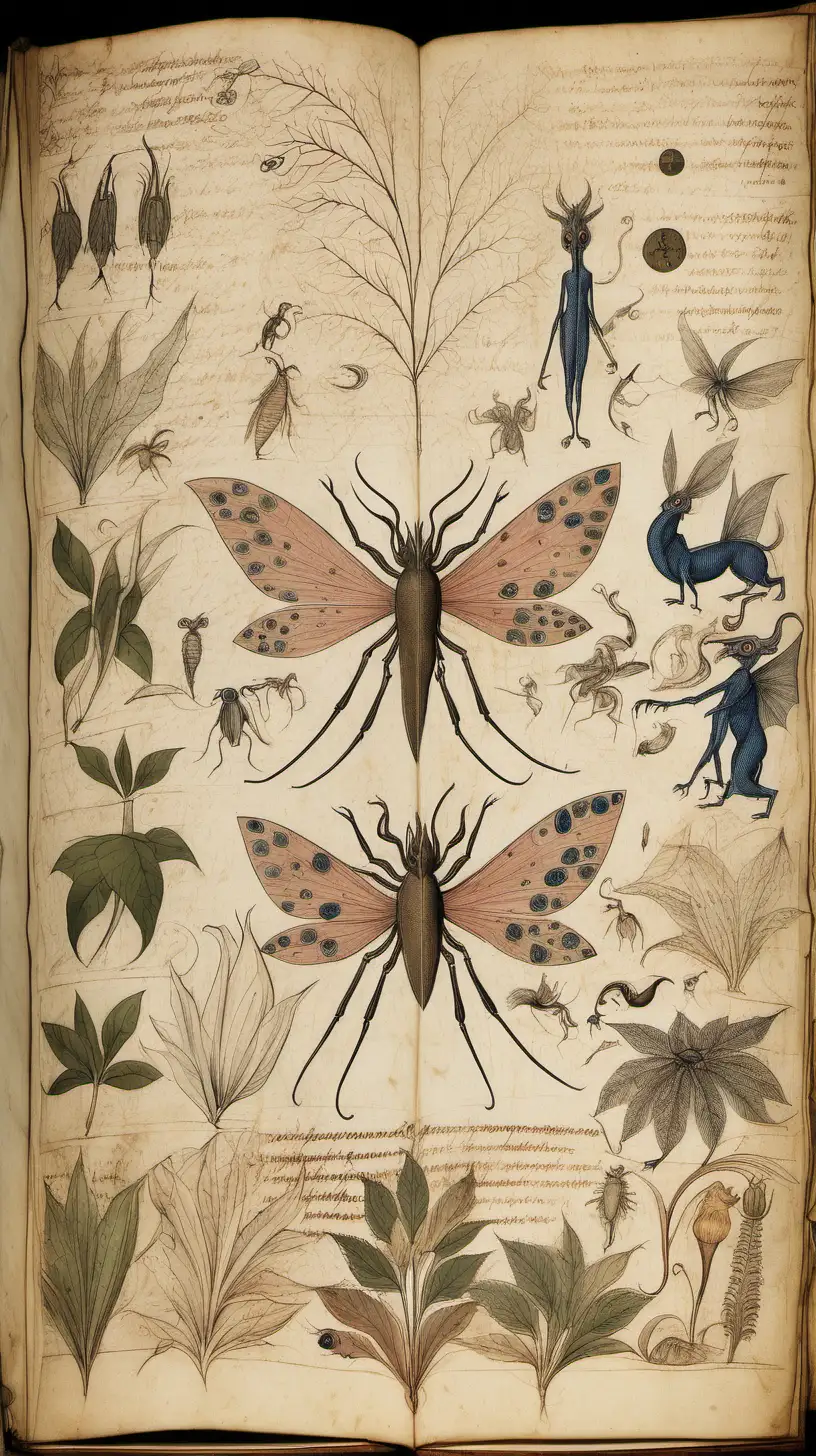 Enigmatic Voynich Manuscript Unearthly Creatures and Botanical Mysteries