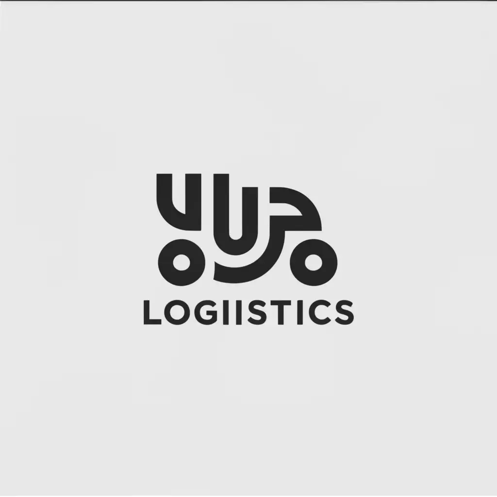 a logo design,with the text "HUMO logistics", main symbol:road,Minimalistic,clear background