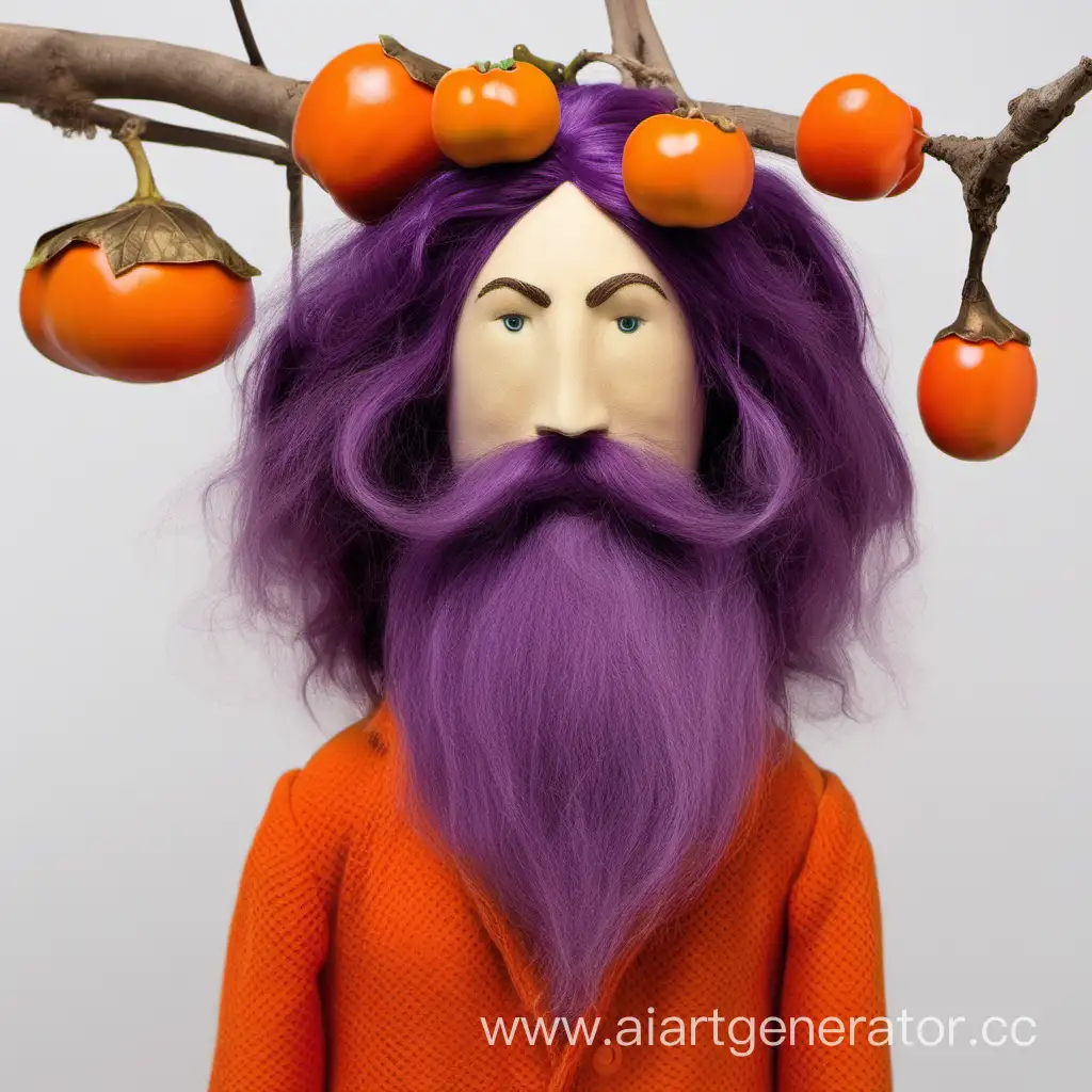 Whimsical-Scene-Nina-in-the-Eggplant-Village-with-a-Persimmon-Beard