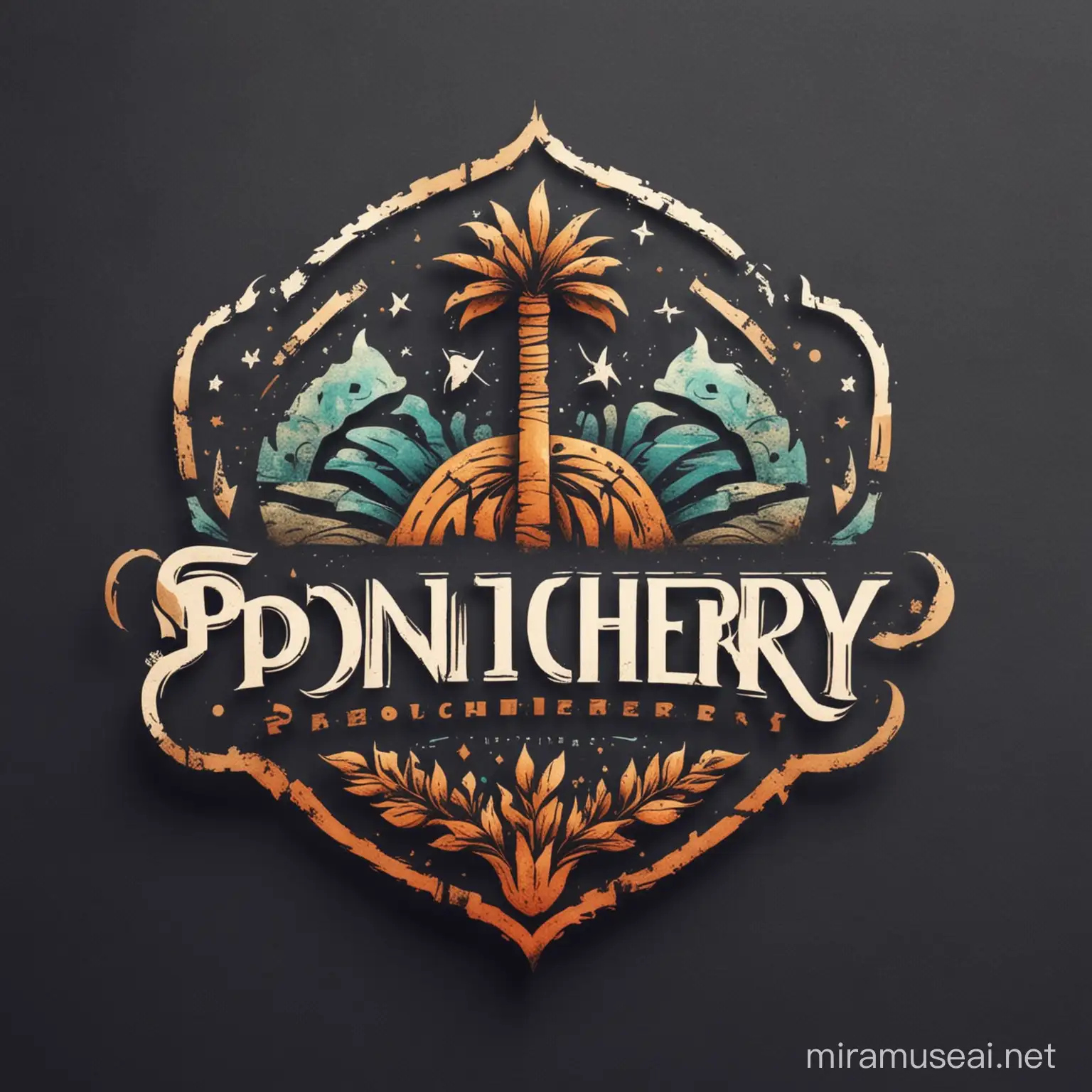 Vibrant Logo Design for Pondicherry Tourism