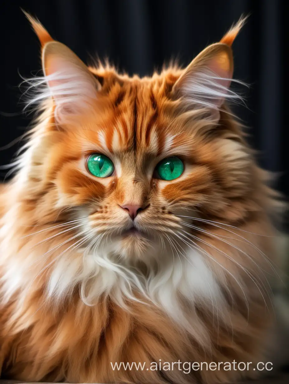 GingerColored-Fluffy-Cat-with-Emerald-Eyes