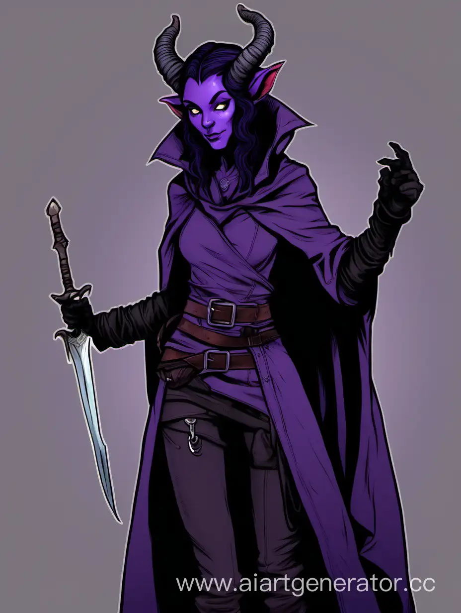 Calm-Rogue-Tiefling-Woman-with-Dagger-in-Dark-Attire