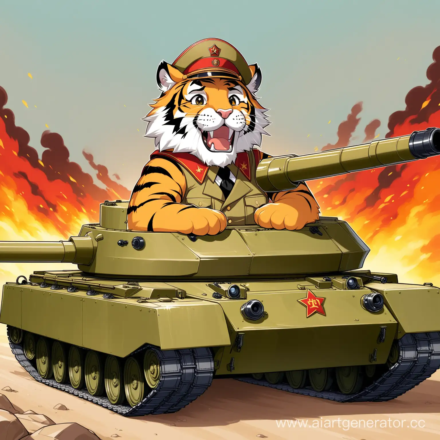 Historical-Figures-Furry-Cosplay-Hitler-Gifts-Tiger-Tanks-to-Stalin