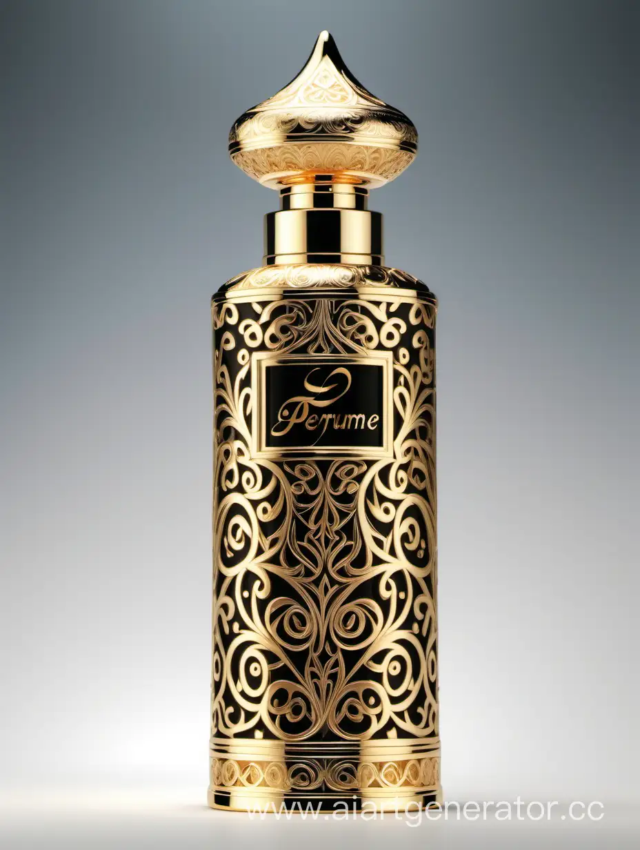 Exquisite-Luxury-Perfume-with-Arabic-Calligraphic-Ornamental-Double-Height-Cap