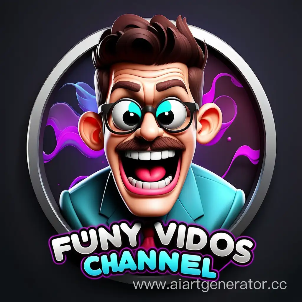 Логотип для канала со смешными видео