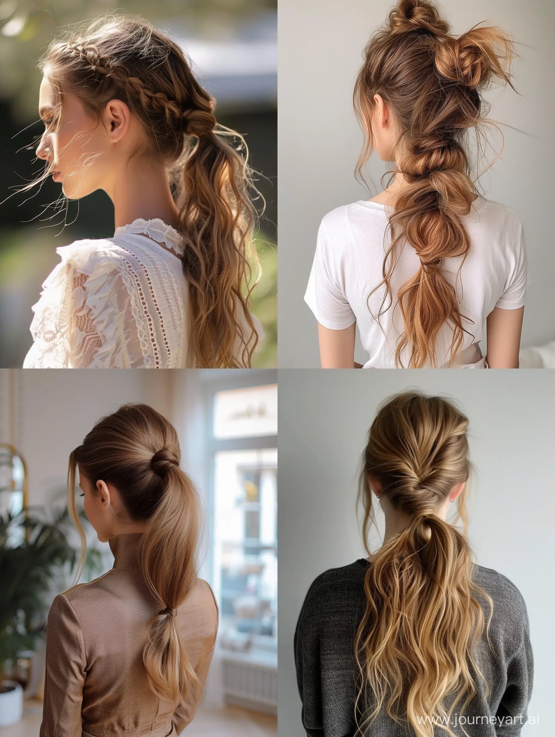 spring ponytail hairstyles 2024