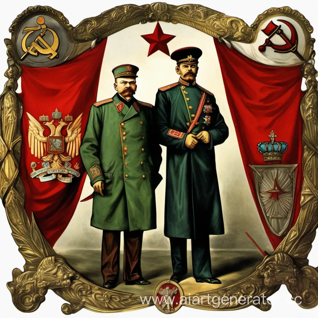 Lenin-and-Nicholas-II-Symbolic-Attire-Exchange-in-Russian-History