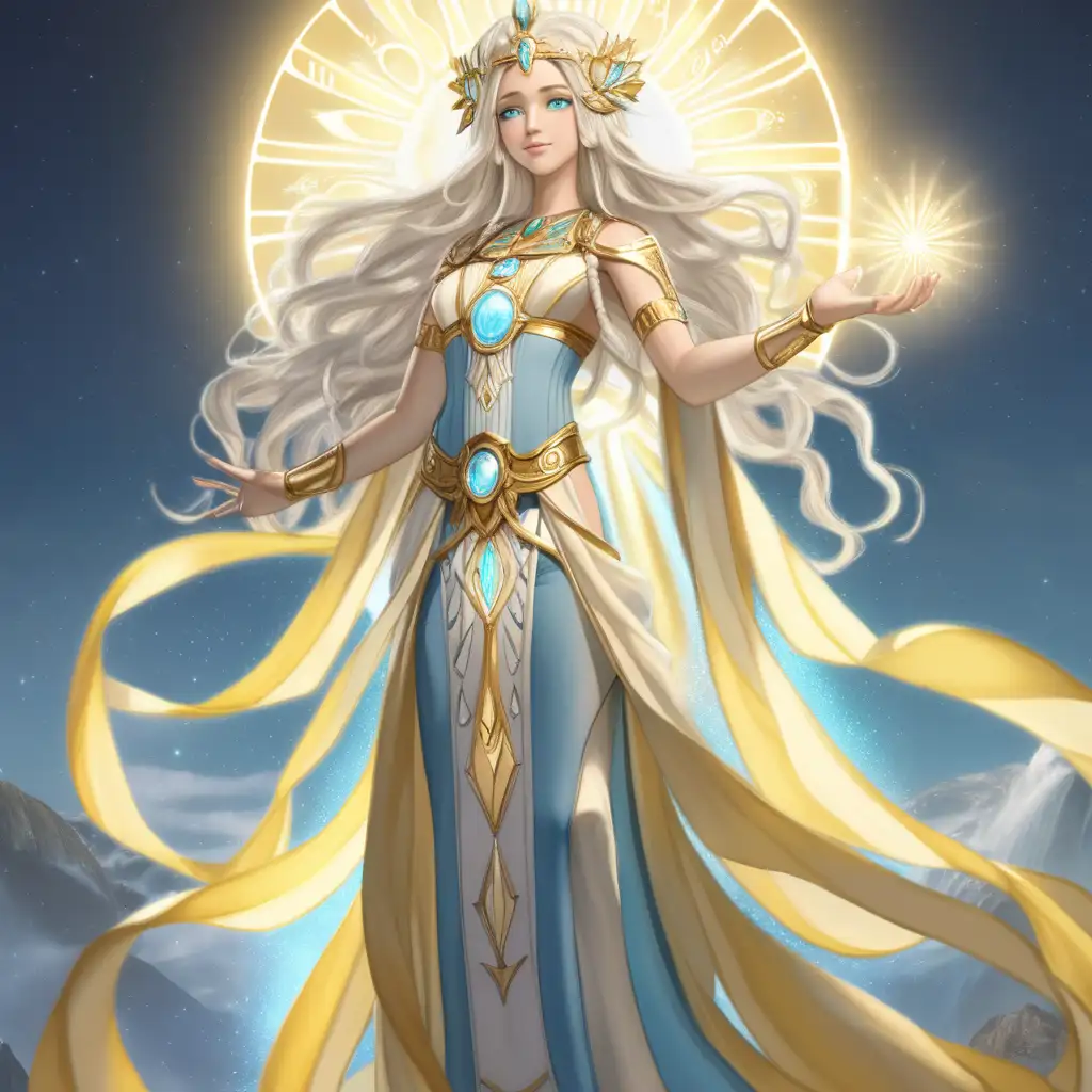 goddess of light as a human adult