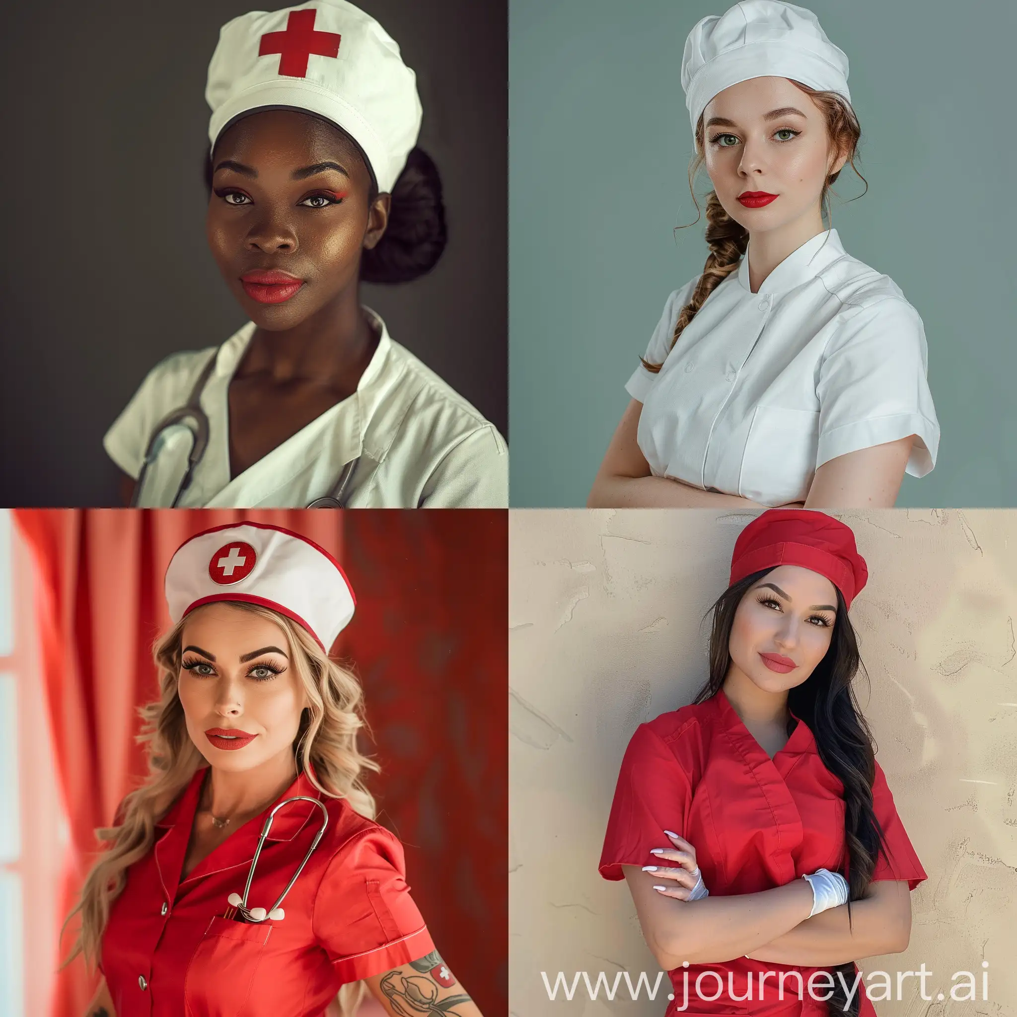 Glamorous-Nurse-in-Elegant-Attire