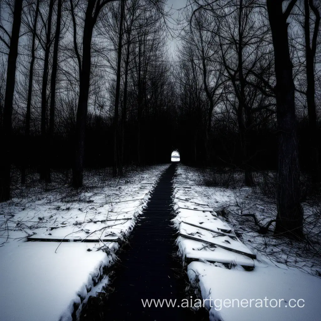 Mysterious-Winter-Night-Dark-Path-Blocked-by-Shadows