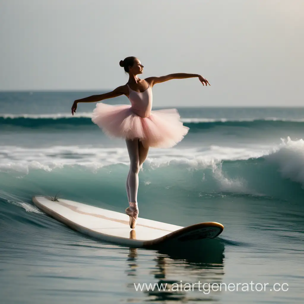 Graceful-Ballet-Performance-on-a-Surfboard