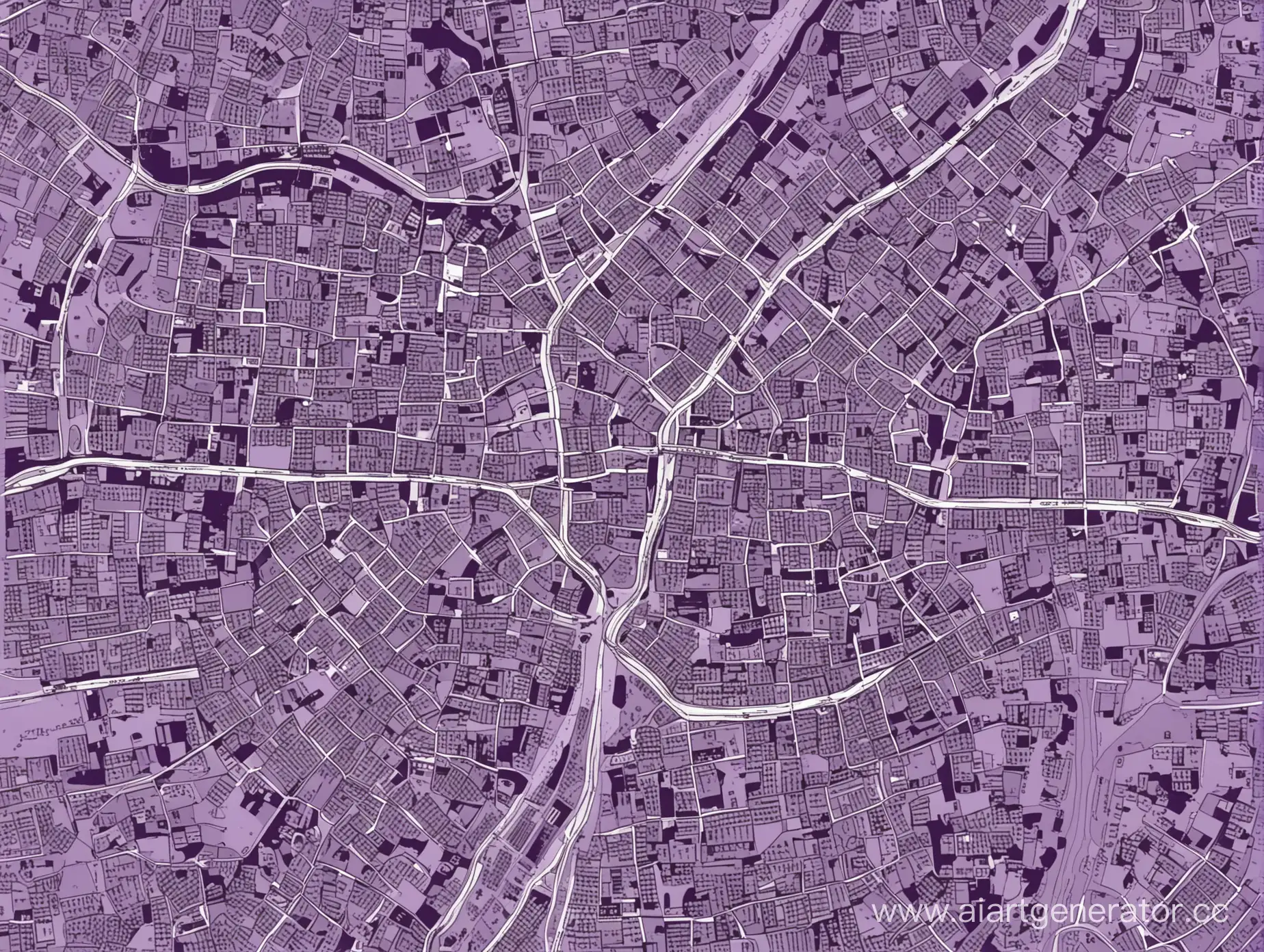 Detailed-Black-and-Violet-Map-of-Vyborg-District-Saint-Petersburg