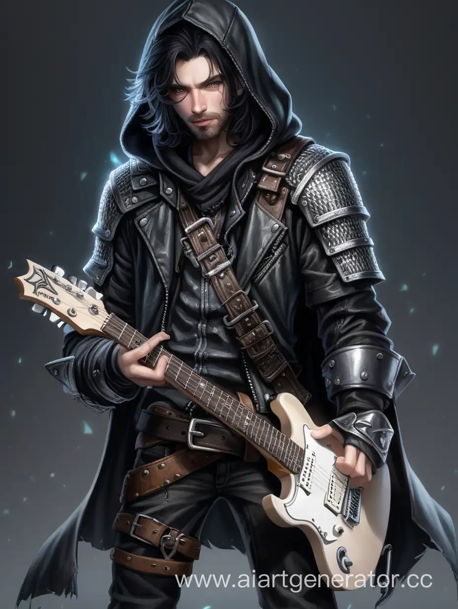 Medievalinspired-Guitarist-with-Magical-Aura