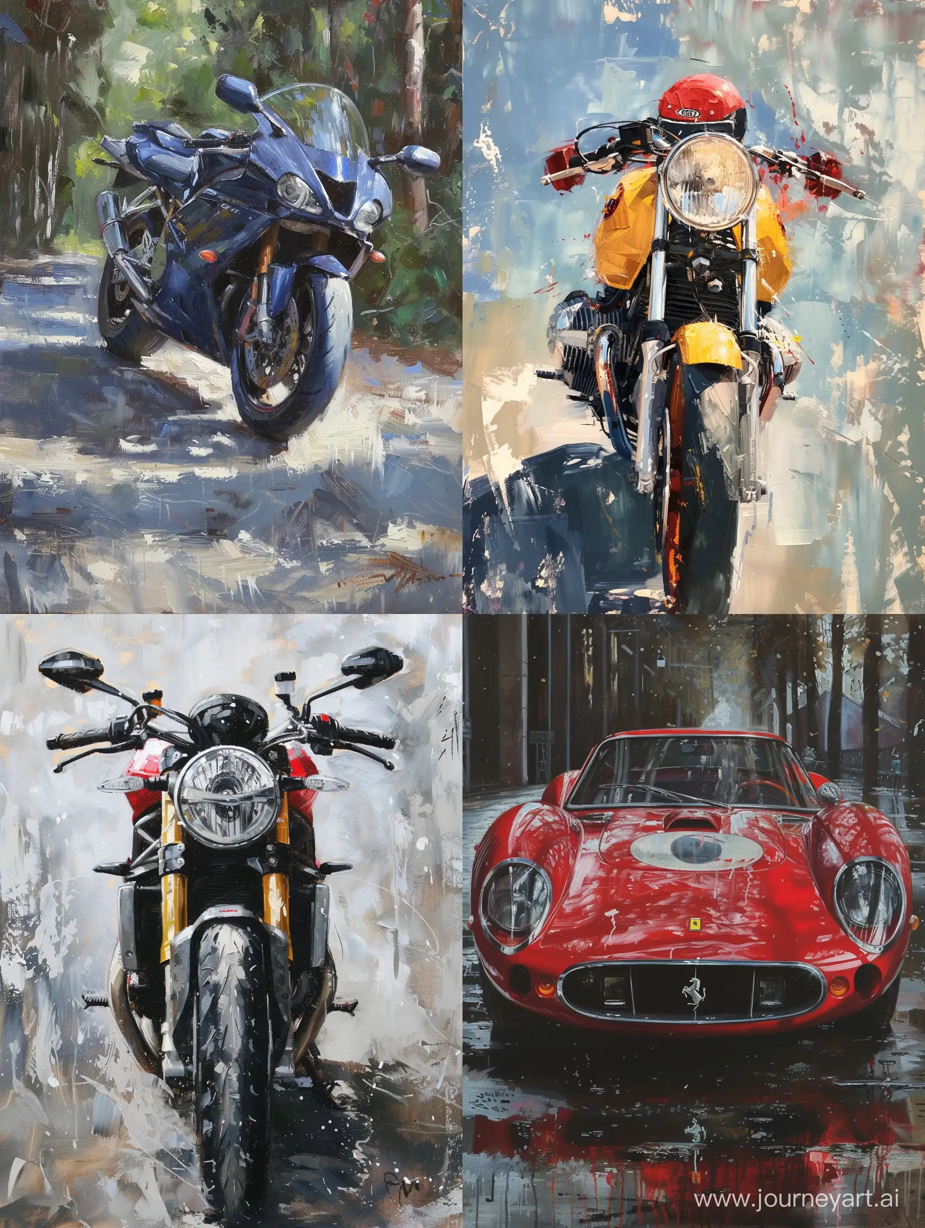GT650, Oil painting