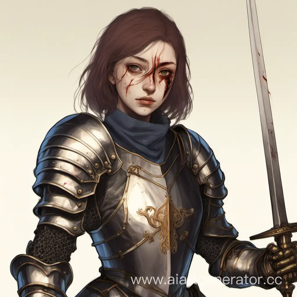 Young-Warrior-Lia-in-Scale-Armor-with-a-Rapier-and-Battle-Scar