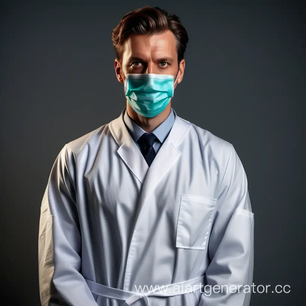 Contemporary-Portrait-of-a-Handsome-35YearOld-German-Man-in-Medical-Attire