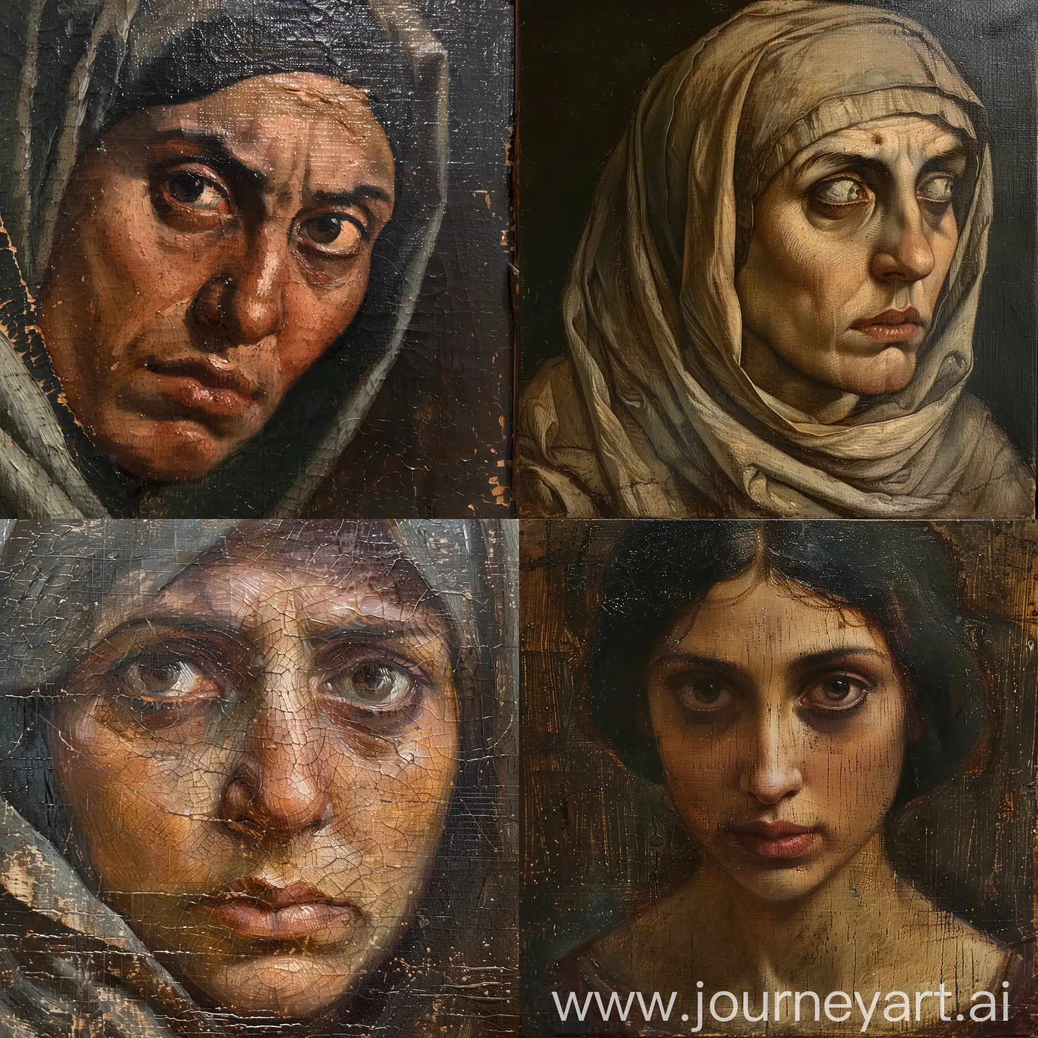 Sinister-Anatolian-Greek-Woman-in-Ottoman-Period-Detailed-Renaissance-Style-Portrait