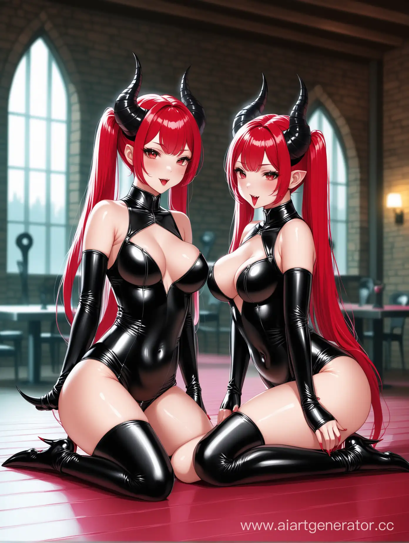 Sensual-Demon-Twins-Latexclad-Horned-Beauties-in-Exotic-Surroundings