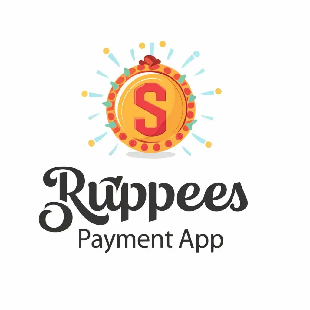 logo, rupees chutki, with the text "Payment App", typography, be used in Finance industry
