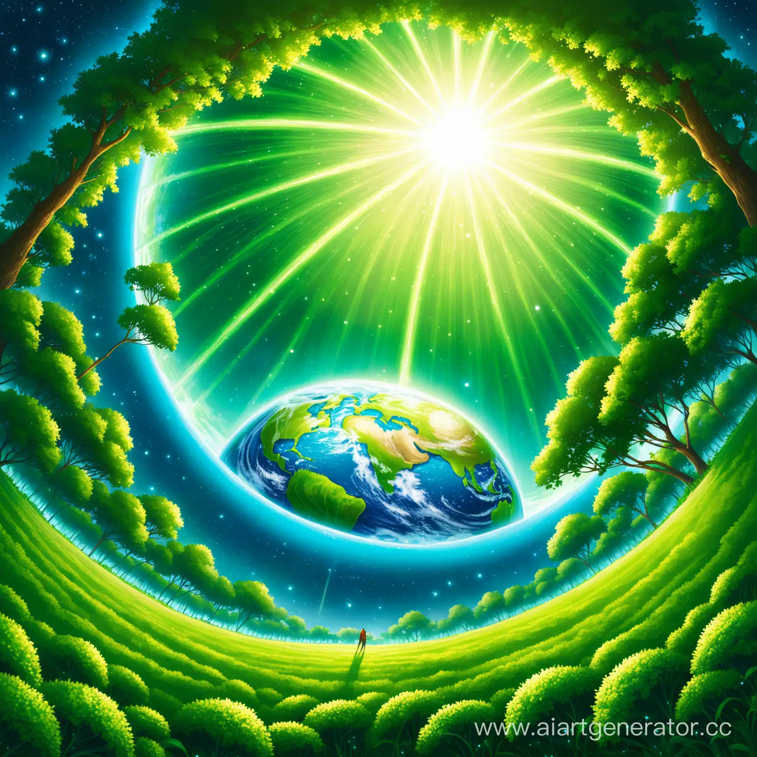 Настанет день, когда мы увидим нашу планету прекрасной, зелёной и свободной! И ради этого стоит трудиться.