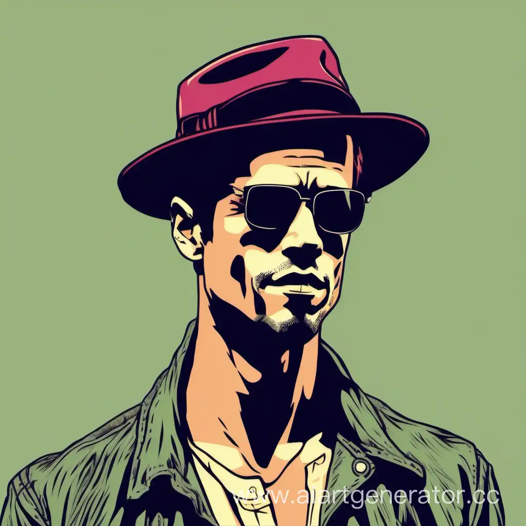 Stylish-Man-with-PerfectFit-Hat-Tyler-Durden-Inspired-Fashion