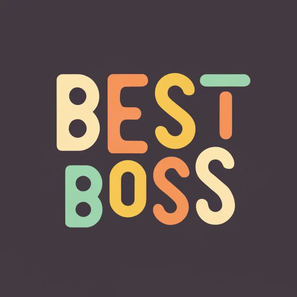 logo, Best boss, with the text "Best boss", typography, be used in Events industry