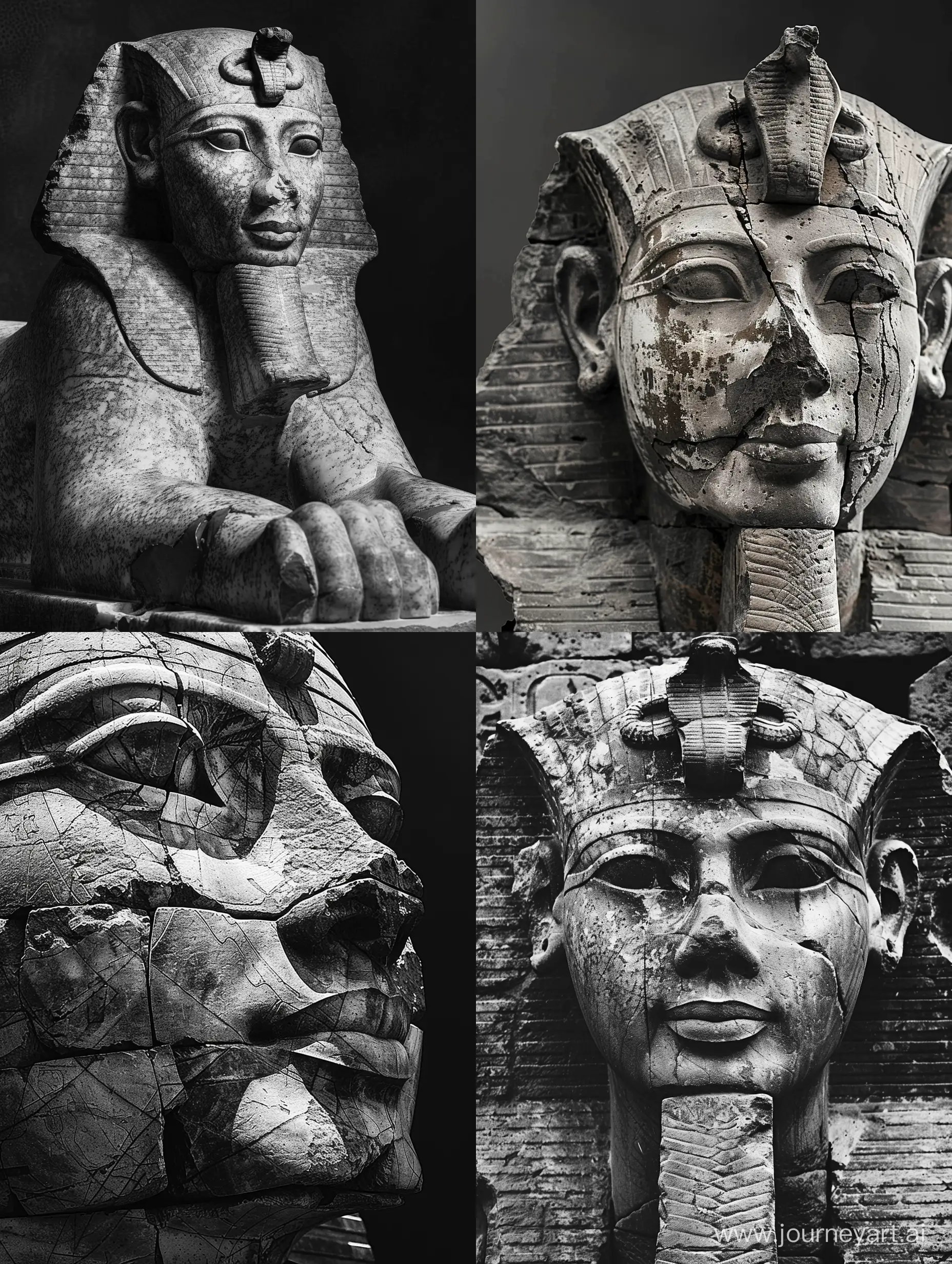 Great-Sphinx-with-Intact-Nose-Detailed-Black-and-White-Reconstruction