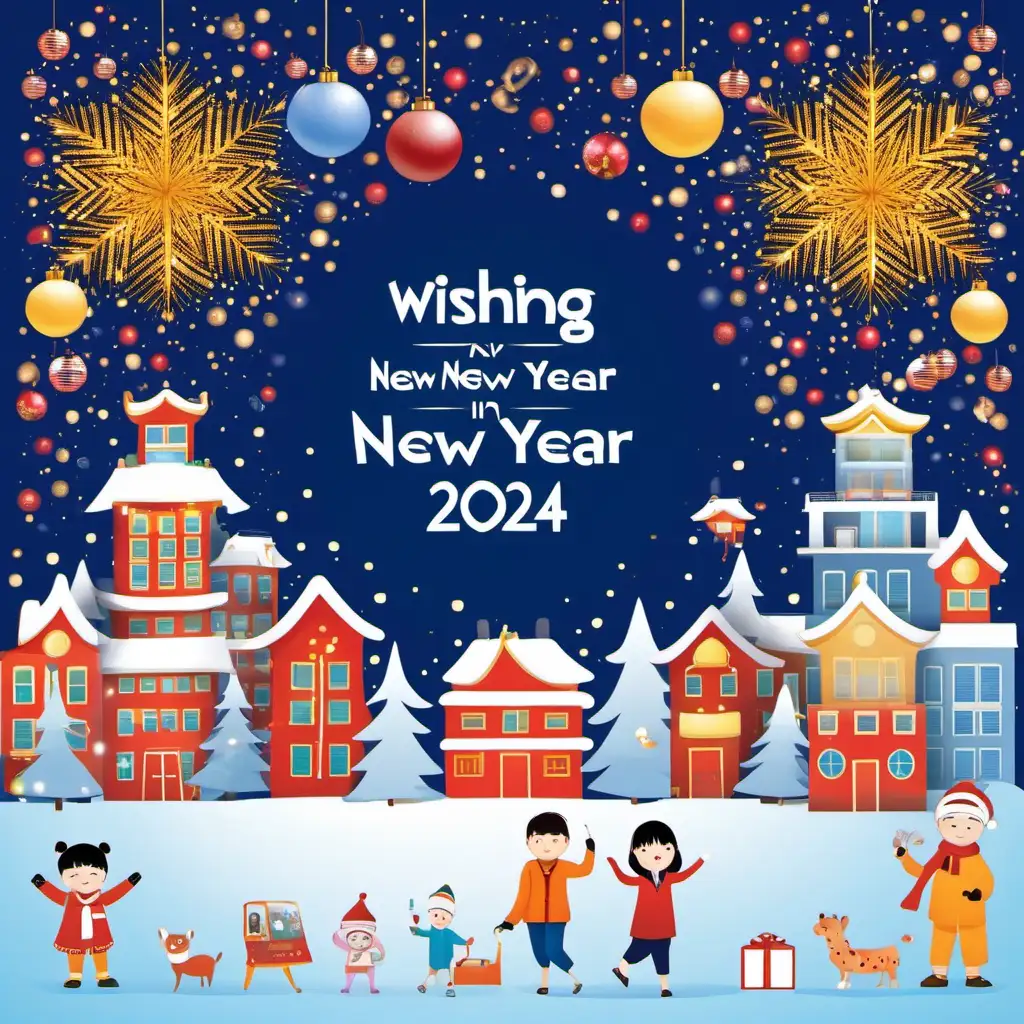 2024年祝您新年快乐，身体健康，阖家欢乐！来自学生 Zhenglu Yang 的祝福