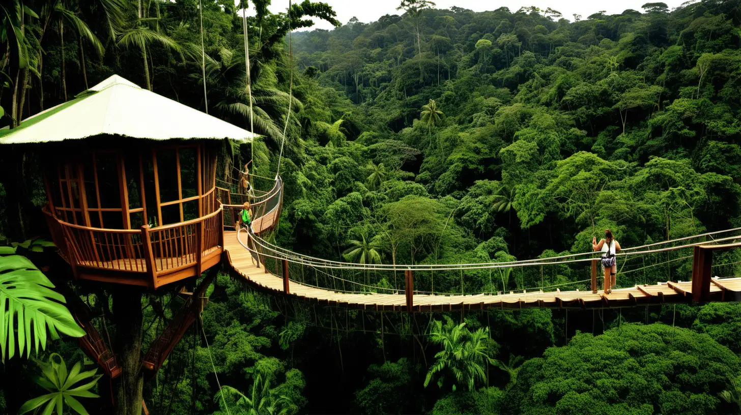 Verdant Haven Canopy Retreat on Planet 4s Lush Jungle