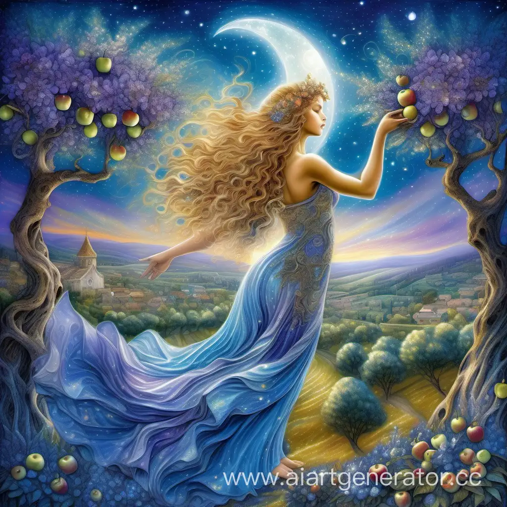 Enchanting-Moon-Fairy-Dancing-in-Josephine-Wall-Style-Apple-Orchard