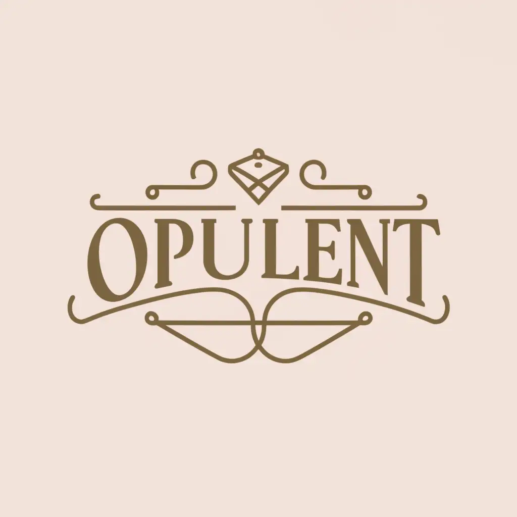 a logo design,with the text "Opulent", main symbol:Ladies purse,Moderate,clear background