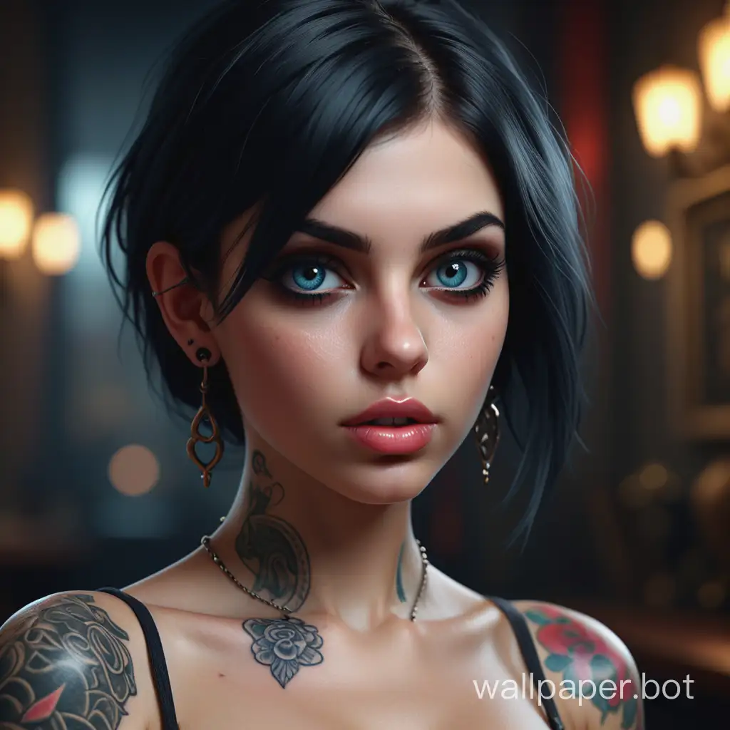 Mysterious-Young-Woman-with-Tattoos-in-HighResolution-Cinematic-Portrait
