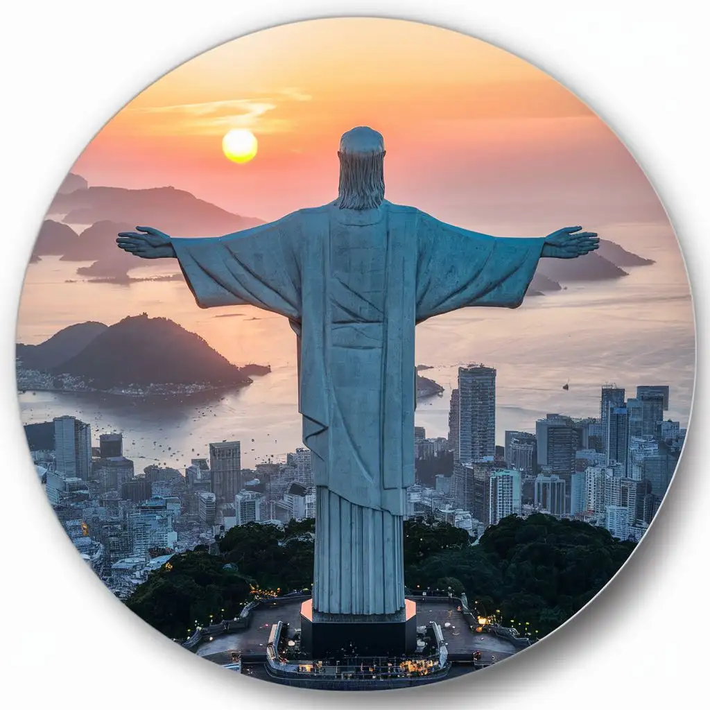 Iconic Christ the Redeemer Statue in Rio de Janeiro