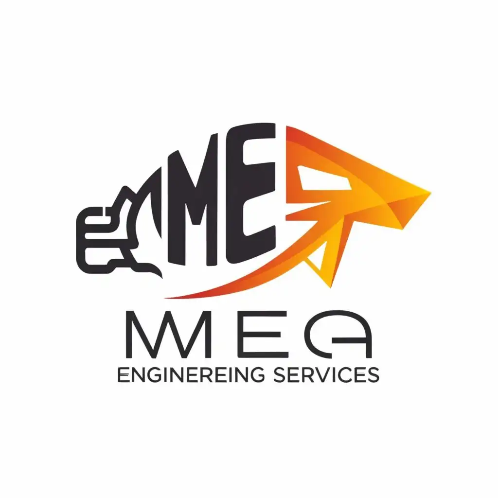 logo, Mega, with the text "mega engineering services", typography, be used in Technology industry